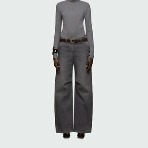 Entire Studios DEM Jeans Stone Light Japanese Denim Wide Leg Size 28
